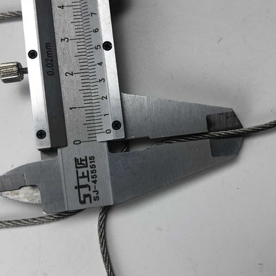 شبکه کابل فولاد ضد زنگ 304 انعطاف پذیر و با دوام با سوراخ الماس برای شبکه ایمنی