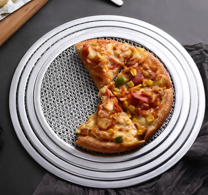 صفحه نمایش پیتزا مشبک آلومینیومی 8 اینچی --22 اینچی با اندازه سفارشی