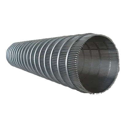 50 100 150 Micron V شکل لوله سیم فولادی ضد زنگ مش فیلتر سیم گوه ای