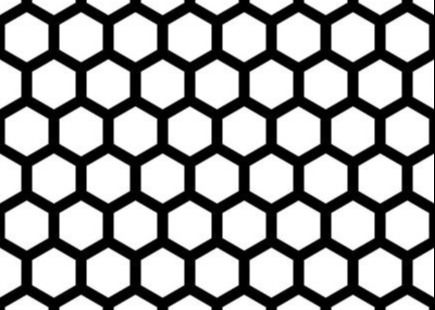 الک پانچ لانه زنبوری فلزی سوراخ دار شش ضلعی SS304 1*2 متر 1.22*2.44 متر
