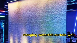 کارخانه سفارشی ساخته شده از فولاد سیم مش مش دیوار آب آب ویژگی پرده آب چشم انداز