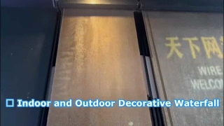 تزیین پارتیشن آبنما پرده عروسی سرپوشیده آبنما