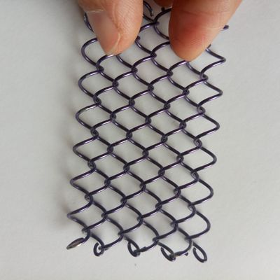6x6mm آلومینیوم زنجیره ای لینک پرده طلایی معماری میش