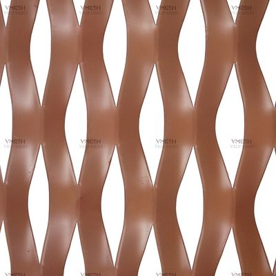 پودر فلزی کم کربن Expanded Metal Mesh Coated for Building Decoration