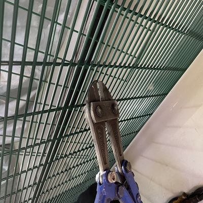 4.0mm سبز گرم غوطه ور گالوانیزه Welded Wire Mesh Fence