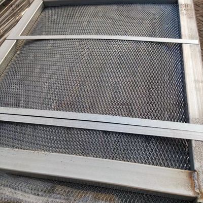 G90 G60 استاندارد آمریکا 1.75 پوندی خود خز الماس گالوانیزه توری مش فلزی منبسط شده