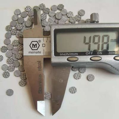 دیسک فیلتر متخلخل فلزی 50um 100um 150um چند لایه قهوه زینتر شده