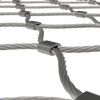 نرده مشبک نرده راه پله سیم طناب استنلس استیل انعطاف پذیر حصار باغ امنیتی