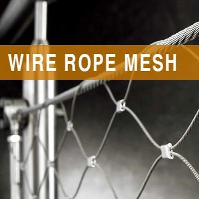 Handcrafted Small Hole Stainless Steel Rope Mesh with 10 Years Warranty for Balustrade System Fencing