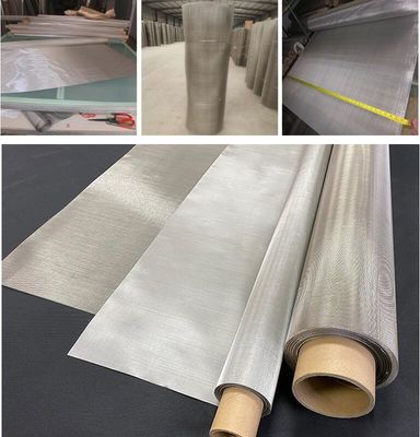 توری سیمی استیل ضد زنگ 304 316 مش 20-100 بافته شده ساده برای فیلتراسیون صنعتی