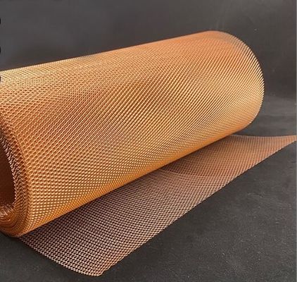 مس الماس گسترده فلز میش برای EMI محافظت 0.02-4mm