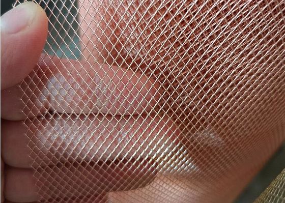 مس الماس گسترده فلز میش برای EMI محافظت 0.02-4mm