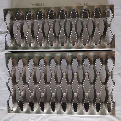 چسب سوراخ الماس استروت ایمنی شبکه صفحه آلومینیومی 300-600mm