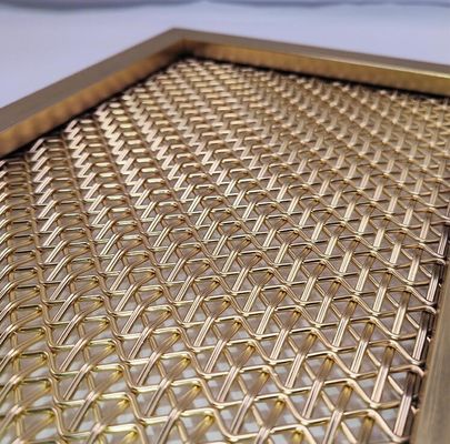 پرده تزئینی از فولاد ضد زنگ با پارچه بافته شده برای پرده اتاق تزئینی