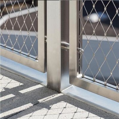 شبکه طناب از فولاد ضد زنگ SS304/316 برای باغ وحش و بالسترا