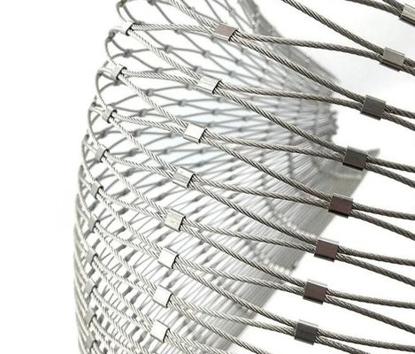 مش سیم طناب از جنس استنلس استیل الماس انعطاف پذیر مش باغ وحش
