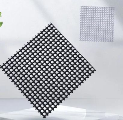 حفاظت از پرده های امنیتی فولاد ضد زنگ 18X18 میش سیاه سفید خاکستری