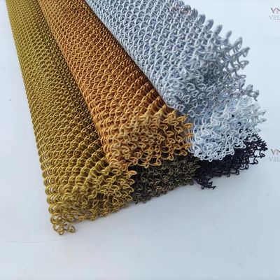 پرده های مشبک سیم پیچی پرده های زنجیره ای تزئینی
