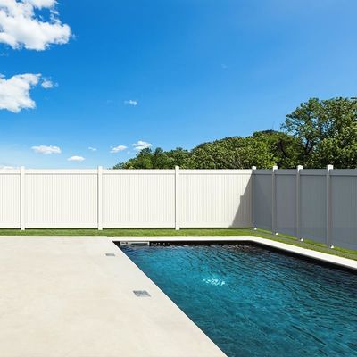 پنل های حصار PVC پنل های حصار 6x8ft برای ساختمان های باغ