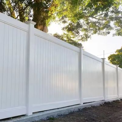 پانل های حصار حصار خصوصی PVC وینیل پلاستیکی