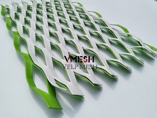 0.5mm ضخامت آلومینیوم گسترده فلزی سیم میش برای پانل دیوار