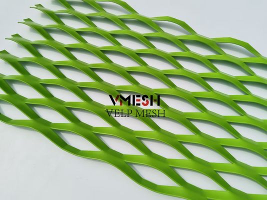 آلومينيوم سقف پوشش ديوار گسترده Mesh الماس سفارشي