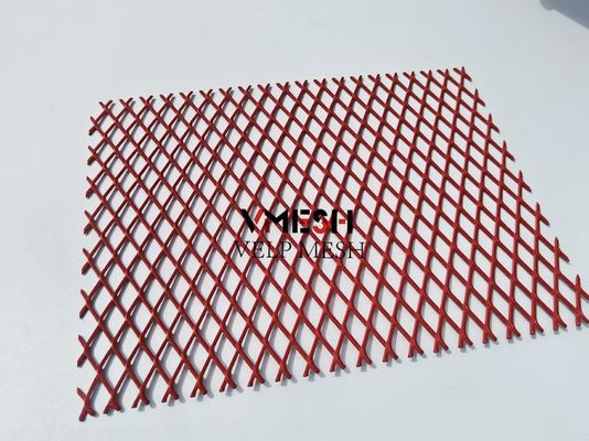 طراحی نمای معماری پوشش PVDF آراستایی آلومینیوم گسترده میش