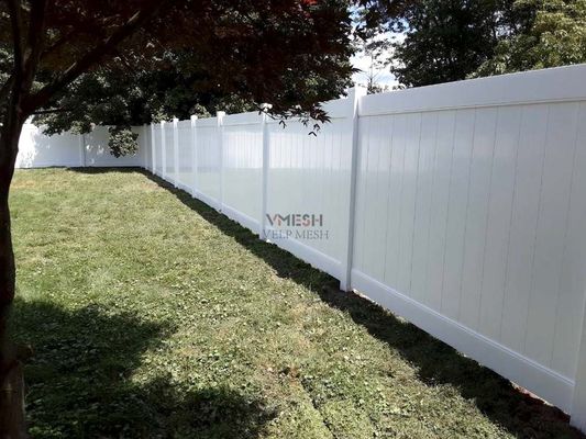 حصار PVC باغ ماندگار حریم خصوصی پانل های سفید سنگین