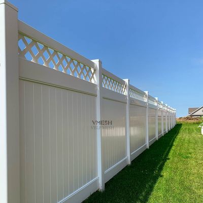 حصار حریم خصوصی 6 فوتی گاردن در فضای باز وینیل ارزان PVC
