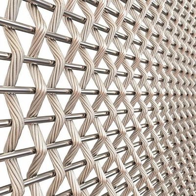 مش از استیل ضدزنگ مش معماری بافته شده مش برای روکش نما