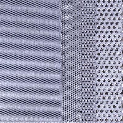 1.2mm ضخامت آلومینیوم گالوانیزه فولاد سوراخ میش برای سیستم های تخلیه