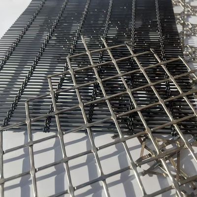 فولاد ضد زنگ 304 فلز معماری 1.2mm Weave