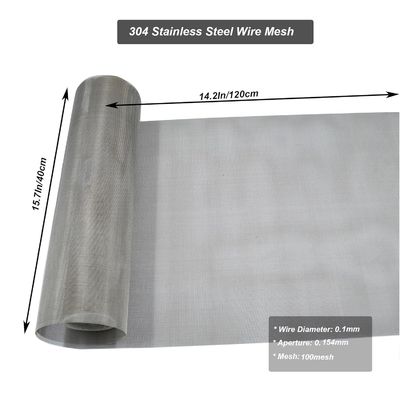 صفحه فیلتر مش سیم استیل ضد زنگ 304 - اندازه مش 7x7 تا 80x80