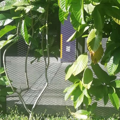 ضد لغزشی بلند شده گسترده فلزی میش سنگین وظیفه شش گوشه ای برای پلتفرم
