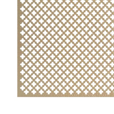 PVDF پوشش معماري مربع آلومینیوم پنل های حفره دار فلزی تزئینی ورق حفره دار