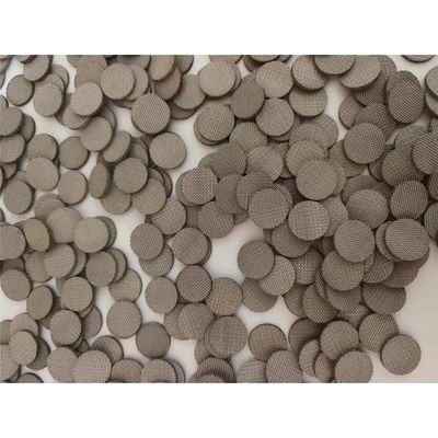 مقاومت اسید برتر فولاد ضد زنگ 316 چند لایه سینتر شده فیلتر صفحه نمایش دایره ای