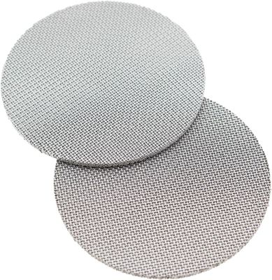 مقاومت اسید برتر فولاد ضد زنگ 316 چند لایه سینتر شده فیلتر صفحه نمایش دایره ای