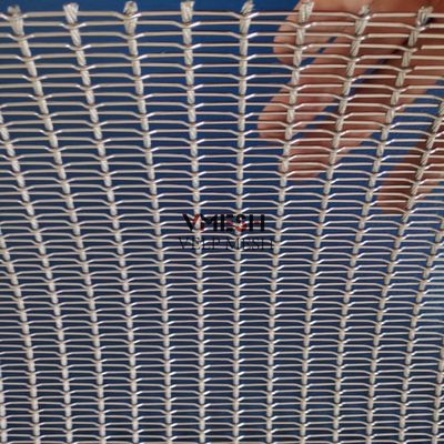 اندازه سفارشی مش سیم بافته شده از جنس استنلس استیل کابلی برای دکوراسیون ساختمان های معماری