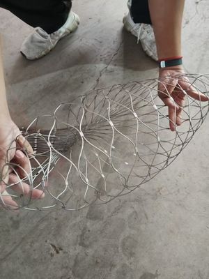 ضد سرقت سایز قابل تنظیم شکل سوراخ الماس فولاد ضد زنگ سیم طناب شبکه برای حصار امنیتی