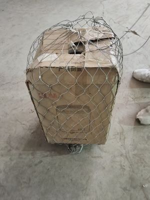 شبكه طناب ضد سرقت فولاد ضد زنگ انعطاف پذير با گارانتي 10 ساله و ماده 304/316 براي حفاظت از کيف امن