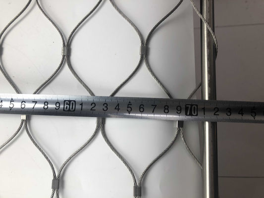 شبكه طناب ضد سرقت فولاد ضد زنگ انعطاف پذير با گارانتي 10 ساله و ماده 304/316 براي حفاظت از کيف امن