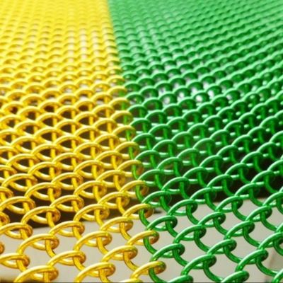 مش پرده زنجیره ای تزئینی معماری داخلی طراحی داخلی مورد استفاده برای دفتر/هتل