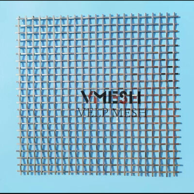 مش سیمی بافته شده از جنس استنلس استیل معماری برای دیوار دکور داخلی