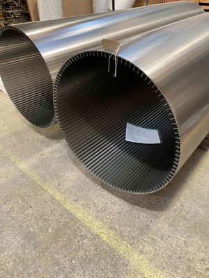 SS304/316 Johnson Well Screen Pipe Johnson Tube Wedge Wire مش فیلتر مش