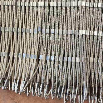 توری کابلی با استحکام بالا 50*50 مش طناب فولادی ضد زنگ 304