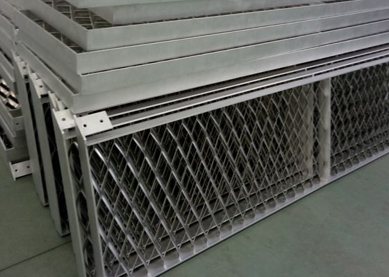 شبکه فلزی آلومینیومی برای تزئینات معماری 1x2m