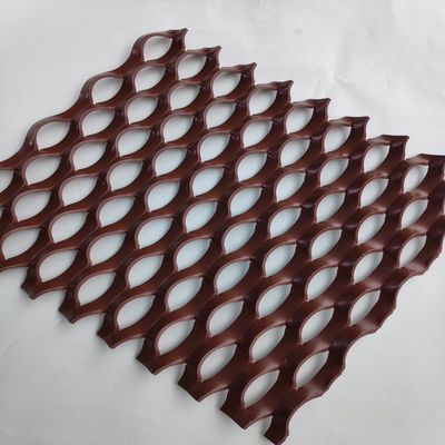 0.5mm ضخامت آلومینیوم گسترده فلزی سیم میش برای پانل دیوار
