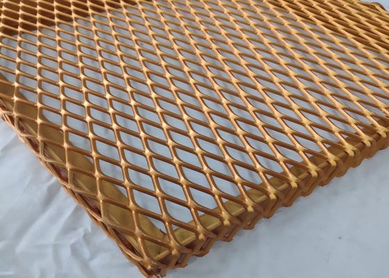 شبکه فلزی آلومینیومی برای تزئینات معماری 1x2m