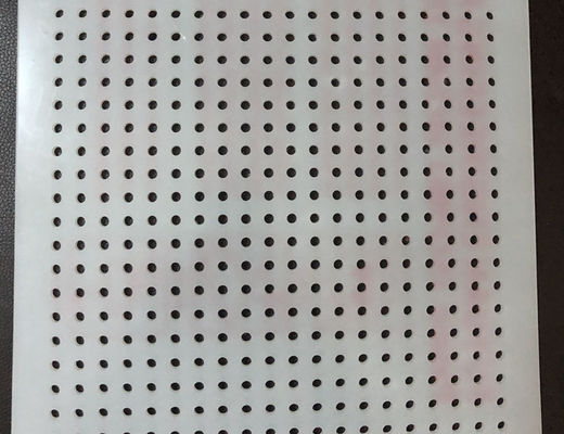پانل مشبک سوراخ‌دار PVC سفید 0.3-10 میلی‌متر برای صنایع غذایی