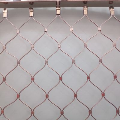 از فولاد ضد زنگ 304/316 بالوسترد شبكه طناب 7x19 2.5mm